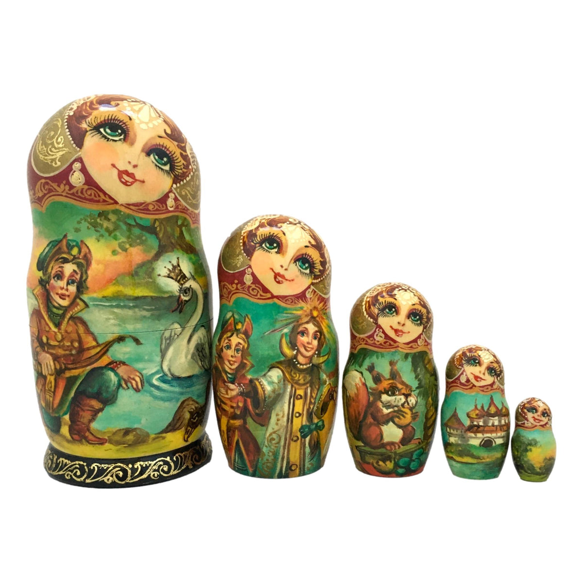 Fairytale Tzar Saltan Russian Nesting Dolls