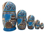 Authentic Russian Nesting Dolls “Pottery” signed by artist BuyRussianGifts Store