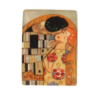 Hand Painted Sterling Silver Ring Inspired The Kiss by Klimt