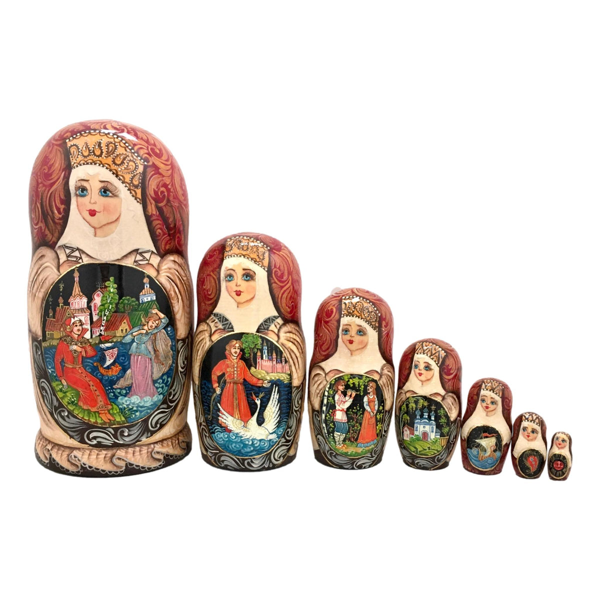 Fishermen Nesting Dolls Set of 7 pcs - Russian Dolls for Fishing Office  Decor - Matryoshka Doll with Fishing Decorations - Funny Fishing Gifts for  Men: Buy Online at Best Price in UAE 