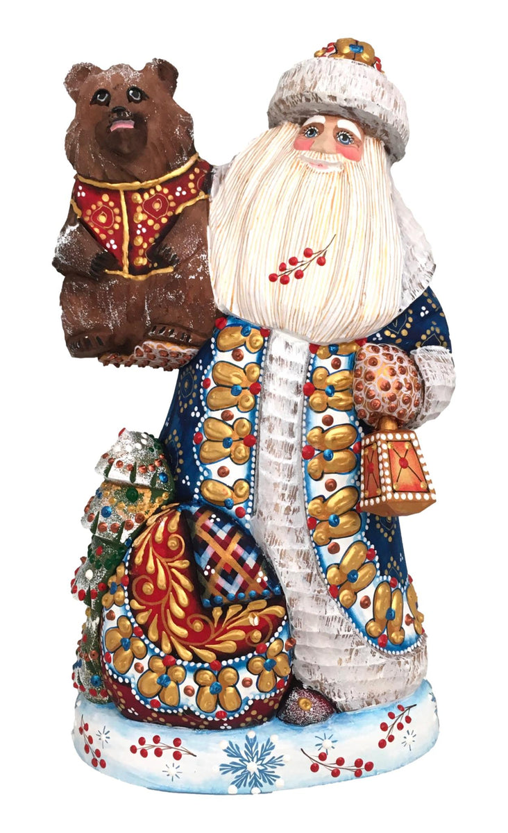 Russian-Santa-Claus-bear-blue-