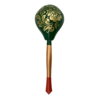 Handcrafted wooden spoon green 