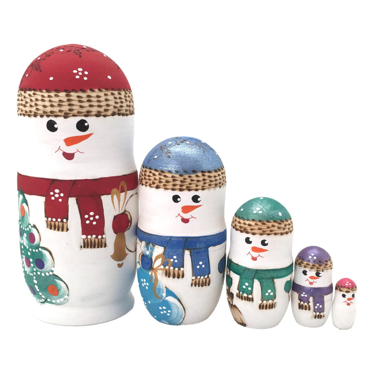 Mini Snowman Nesting Doll – Merry Avenue