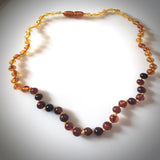 round amber baby teething beads