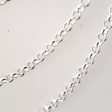 round link silver chain