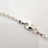Sterling silver chain round links