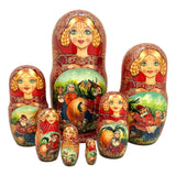 Turnip 7 Piece Matryoshka Folk Tale BuyRussianGifts Store