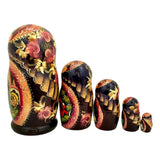 Swan Princess Russian Matryoshka Dolls 5 Piece Set