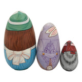 Alice in Wonderland Russian Dolls 3 Piece Set BuyRussianGifts Store