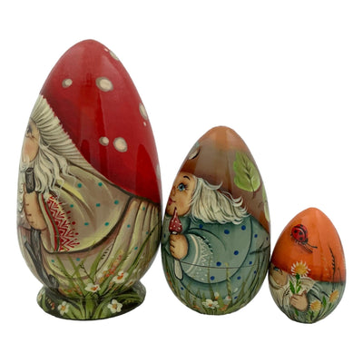 Little Red Riding Nesting Dolls for Kids Storyteller Babushka BuyRussianGifts Store