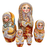 Russian Family Nesting dolls Set of 5 BuyRussianGifts Store