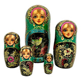 Green Russian Dolls BuyRussianGifts Store