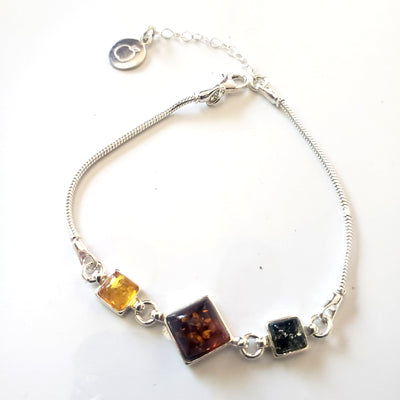 Baltic Amber Adjustable Bracelet 