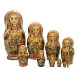 Beauty and Beast 10 Piece Nesting Dolls Fairytale Storyteller for Kids BuyRussianGifts Store