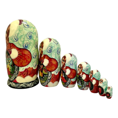 Nesting Dolls Large Matryoshka 7 Pieces Set Fairytale Snegurochka BuyRussianGifts Store