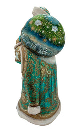 17” Tall Russian Father Frost Turquoise Gold BuyRussianGifts Store