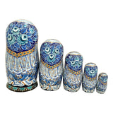 Nesting Dolls Blue Firebird BuyRussianGifts Store