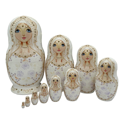 Fairytale Stories Babushka Authentic Russian Storyteller Matryoshka BuyRussianGifts Store