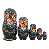 Traditional Nesting Dolls Pansies BuyRussianGifts Store