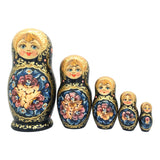 Traditional Nesting Dolls Pansies BuyRussianGifts Store