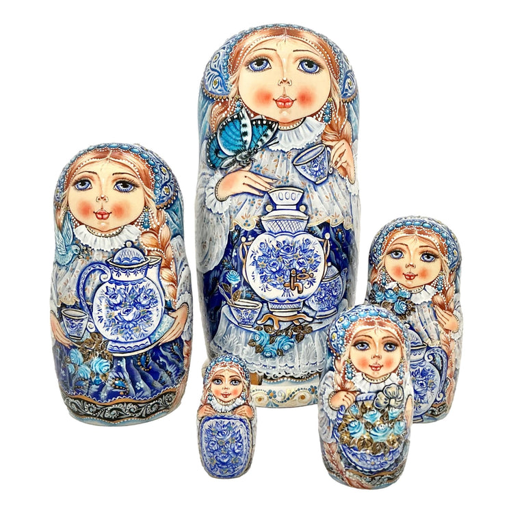 Tea Time Nesting Dolls BuyRussianGifts Store