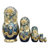 Traditional Matryoshka Dolls 5 Piece Set Flowers Design BuyRussianGifts