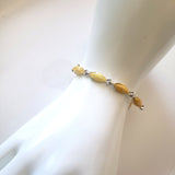 Butterscotch Amber Link Bracelet BuyRussianGifts