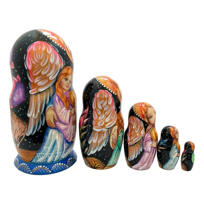 Russian Nesting Dolls Storyteller set of 5 BuyRussianGifts Store