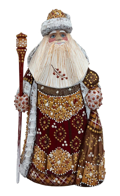 Wooden Santa figurine BuyRussianGifts Store