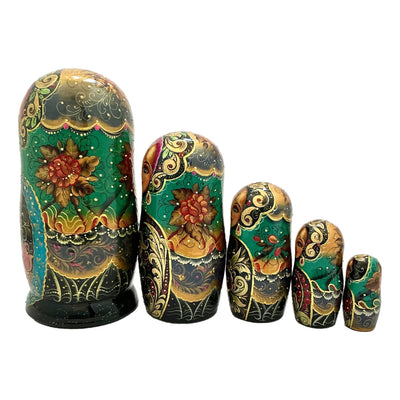 Green Russian Dolls BuyRussianGifts Store