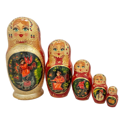 Firebird Story 5 Piece Nesting Dolls Set BuyRussianGifts Store