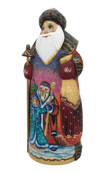 Wood carved Santa