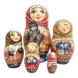 Cats Russian dolls 5 Pieces Set