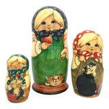 Farm Nesting Dolls Large 5 Piece Set BuyRussianGifts Store