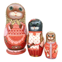 Calico Cat Russian Matryoshka Dolls BuyRussianGifts Store