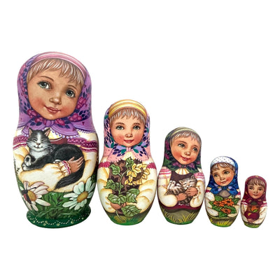 Russian Dolls Farm Girls. BuyRussianGifts Store