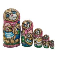 Farm Russian Dolls “Sunday Tea Party” BuyRussianGifts Store