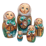 Sleeping Beauty Russian Nesting Dolls Fairytale story BuyRussianGifts Store