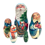 Large Nesting Doll Father Frost Set BuyRussianGifts Store