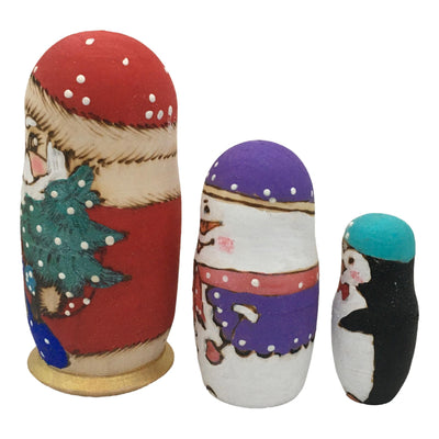 Russian stacking doll set