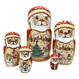 Santa Christmas Nesting Dolls BuyRussianGifts Store