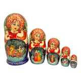 Christmas Matryoshka Dolls Russian Winter Storyteller BuyRussianGifts Store