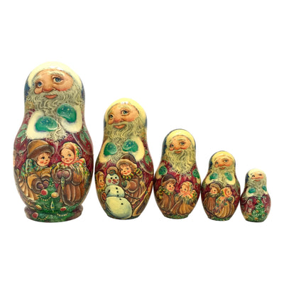 Santa Russian Nesting Dolls BuyRussianGifts Store
