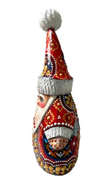 Ded Moroz Wooden Big Hat BuyRussianGifts Store