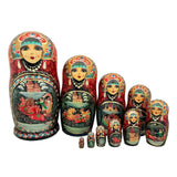 Fairytale Stories Babushka Authentic Russian Storyteller Matryoshka BuyRussianGifts Store