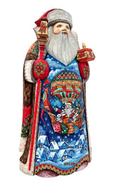 Wooden Santa Snow Queen Fairytale BuyRussianGifts Store