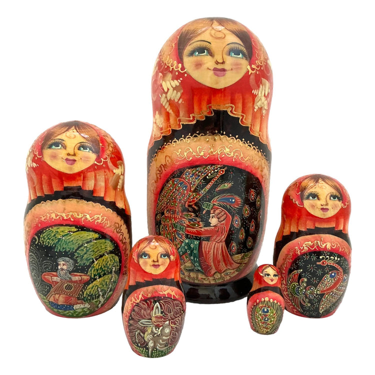 Firebird Story 5 Piece Nesting Dolls Set BuyRussianGifts Store