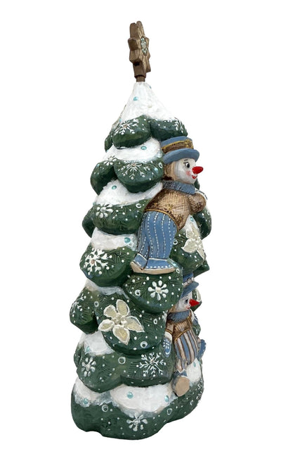 Large Christmas Tree Snowmen BuyRussianGifts Store