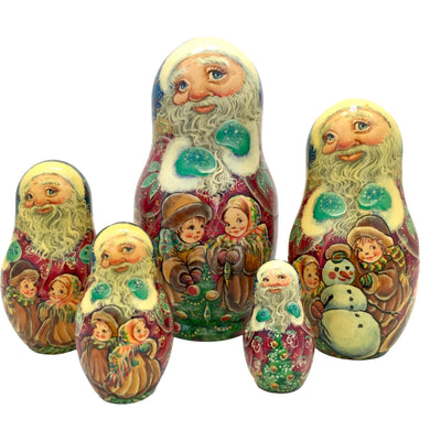 Santa Russian Nesting Dolls BuyRussianGifts Store
