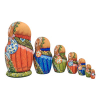 Russian nesting dolls large set